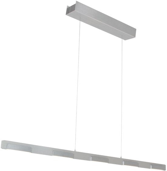 Steinhauer - Pendelleuchte - Bloc - Stahl - Glas Metall - Designleuchte - LED - 3296ST