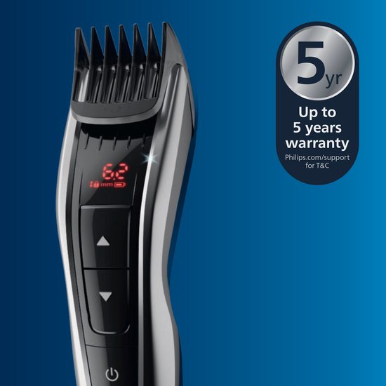 Philips Serie 9000 HC9420/15 - Haarschneider - Schwarz/silber - Mit Reiseetui