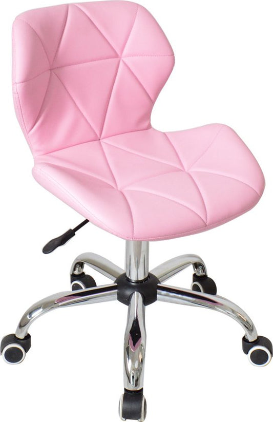 Bürostuhl modernes Design - Chefsessel - höhenverstellbar - rosa