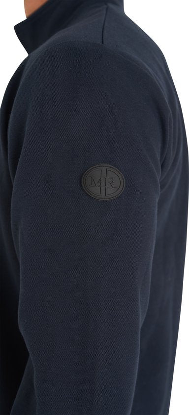 Mario Russo Pique Langarmshirt - Pullover Männer - Pullover Männer - Rollkragenpullover Männer - L - Navy