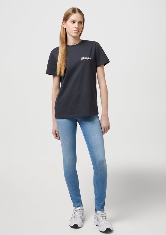 WRANGLER HIGH SKINNY BLAU LOVE SKINNY JEANS-DAMEN