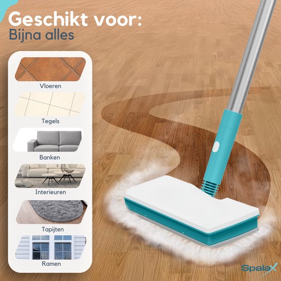 Spalax SteamPro Dampfreiniger & Händetrockner - Teppichreiniger / Fleckenreiniger - Dampfreiniger - Dampfgerät - Boden, Sofa, Teppich