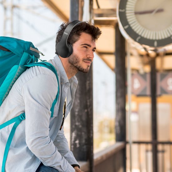 Denver Bluetooth-Kopfhörer - Kabellose Over-Ear-Kopfhörer mit Klingelfunktion - BTH240 - Schwarz