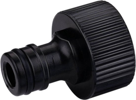 BLACK+DECKER Schlauchkupplung mit Reduzierstück - ⌀13-19 MM - Leckagefreie Kupplung - Schwarz