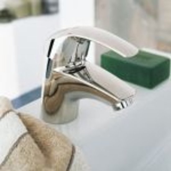 GROHE Eurosmart New Waschtischarmatur – Niedriger Auslauf – Mit Stoppkette – Chrom
