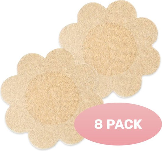 Soft & Silky Nippelabdeckungen - 8 Stück - Nippel - Aufkleber - Aufkleber - Schutz - Abdeckung - Klebe-BH - Tittenklebeband