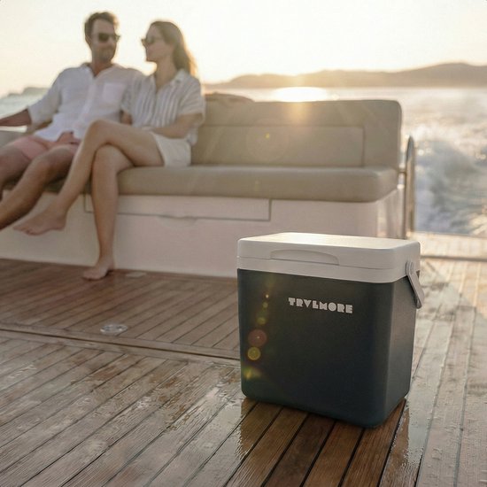 TRVLMORE Cool Box 7L - Kühlbox - Inklusive Kühlelement - Cool Box Small - Anthrazit