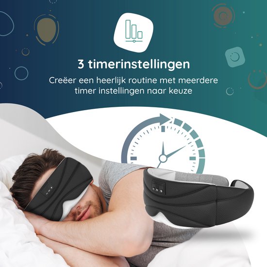 Numsy Schlafmaske - Bluetooth - Mit Kopfhörer - Stirnband