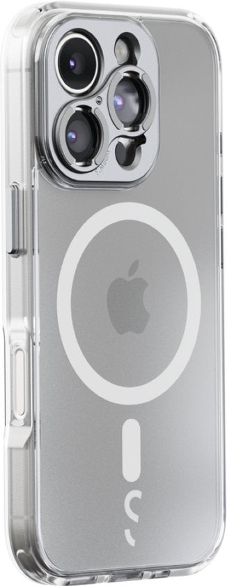 iPhone 16 Pro Kameratasche transparent - Quick Lens Attachment - kristallklares Design - MagSafe-kompatibel - 2M Fallschutz - langlebiges Recycling-Material - drahtloses Aufladen