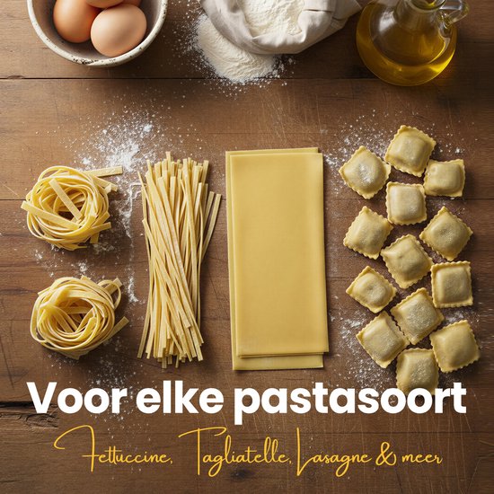 Tavola – Nudelmaschine + Nudeltrockengestell – Nudelmaschine – Nudeln herstellen – Ravioli herstellen – Edelstahl – Einweihungsgeschenk