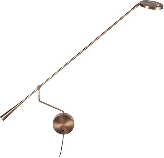 Steinhauer Exclusive – Wandleuchte – Soleil2 – Bronze – Kunststoff mit Metall – Nachttischlampe – LED – 4387BR