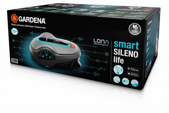 GARDENA smart SILENO life 1250 Mähroboter - für Rasenflächen bis ca. 1250 m²