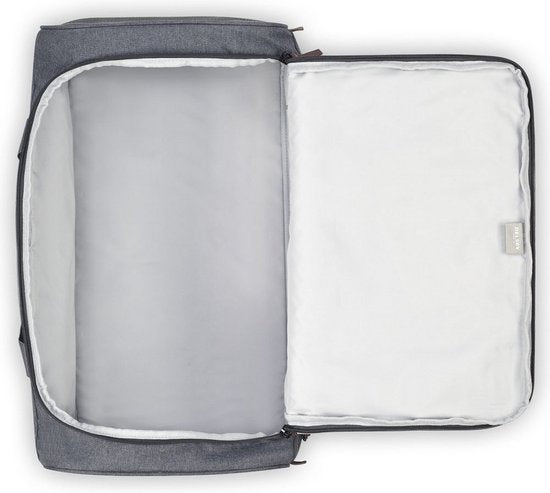 Delsey Paris Maubert 2.0 Weekender - Handgepäck Reisetasche 41L - RPET Strapazierfähig - TSA Schloss - 50 cm - Anthrazit