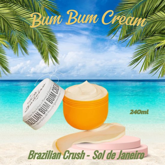Sol de Janeiro Brazilian Bum Bum Cream - Körpercreme mit Koffein für straffe Haut - 240ml