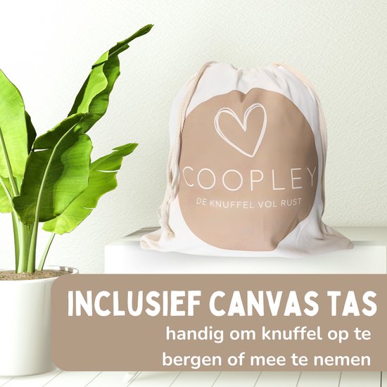 Beschwertes Plüschtier 2Kg - beschwertes Plüschtier - Coco Rabbit - beschwertes Plüschtier - sensorisches Spielzeug - für Kinder und Erwachsene - braun - mit Canvas Aufbewahrungstasche