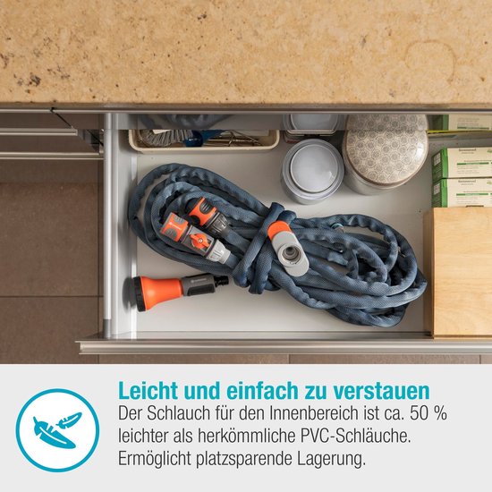 GARDENA Textilschlauch Liano™ Xtreme - 10m - Leicht - Flexibel