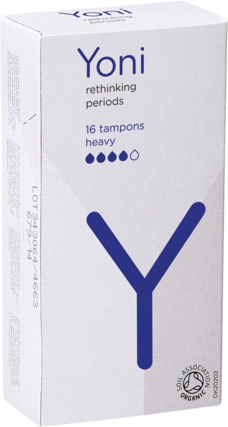Yoni Bio-Baumwoll-Tampons Heavy 16 Stück