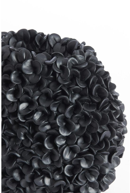 Light & Living Vase Phylia - Schwarz - 44x20.5x38.5cm - Kunststoff - Modern - Blumenvase - Heimdekoration - Dekorative Vase für Wohnzimmer oder Schlafzimmer - Weihnachtsgeschenk - Geschenk für ihn - Geschenk für sie - Weihnachtsdekoration