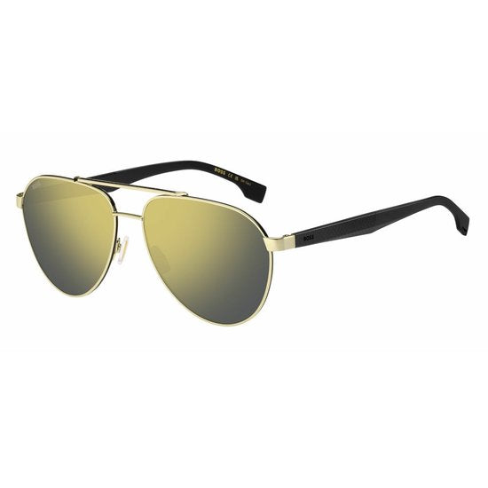 Sonnenbrille Herren Hugo Boss BOSS-1485-S-RHL Gold ø 60 mm