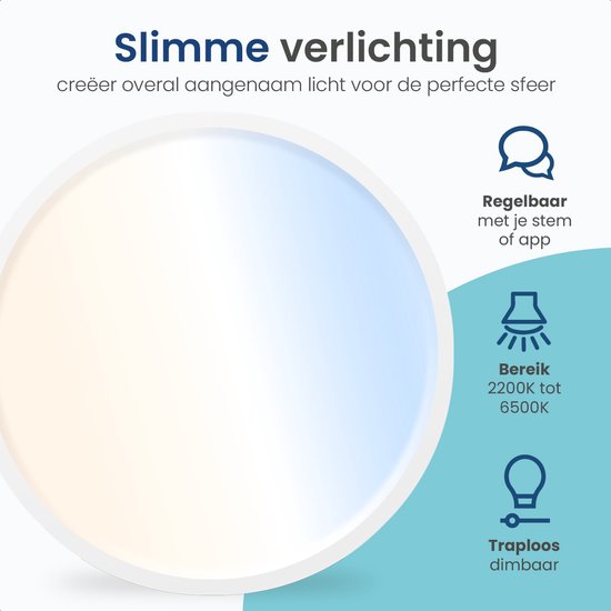 Gologi Smart Spot - Smart Lamp - LED - LED-Glühbirne - Warmweißes Licht - Smart GU10 - CCT - 700 Lumen - 5 kWh