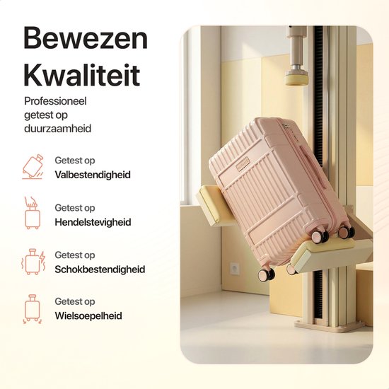 SKYCASES Trunk Travel Suitcase - Classic Heritage - Extra großer Koffer - 110L - TSA-Schloss - leichter Trolley - 78x44x36 cm - Trunk Roll Case - Spinner Wheels - Pink