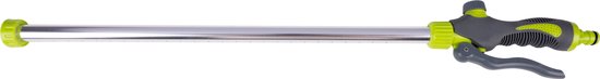 Kinzo Sprinklerkopf Gartenschlauch - Bewässerungssystem - 66 x 9 x 3,5 CM - mit 27 Bewässerungslöchern - 1/2 Anschluss für Gartenschlauch - Grün/Grau