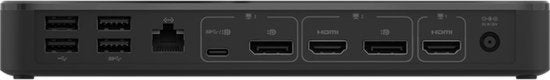 Belkin USB-C Triple Display Dock MST- 14-Port USB-C Docking Station, 65 W Power Delivery, 4K Display, 2x HDMI, 2x DisplayPort, 3x USB-C, 5x USB-A und 1x Gigabit Ethernet, USB-C Dock für Chromebook, Windows PCs, XPs und mehr