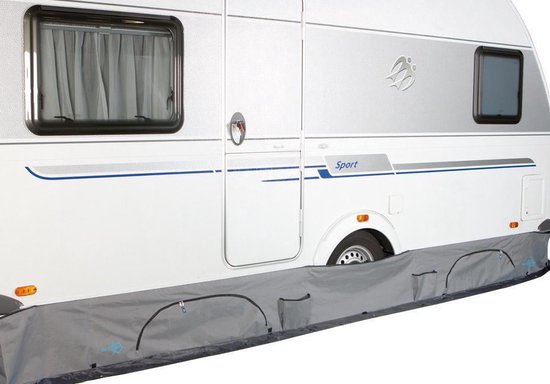 Bo-Camp - Wohnwagen-Zugluftstopper - Universal deluxe - Mit Staufach