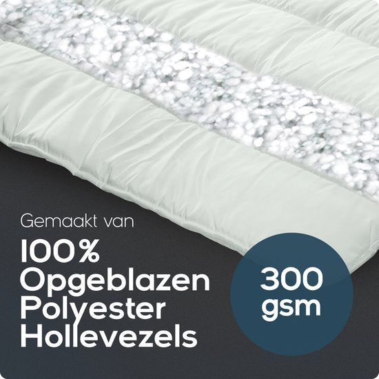 Sleeptime 2 in 1 Bettdecke - Bettdecke ohne Bezug - 240x200 - Grau