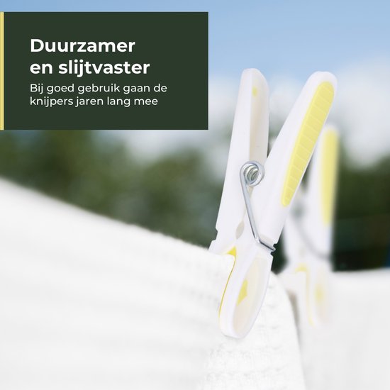 Gandria Wäscheklammern 48 Stück - Kunststoff-Wäscheklammern - Satz von 48 Kunststoff-Wäscheklammern - Wäscheständer Wäscheklammern 10 Kg - 4 Farben