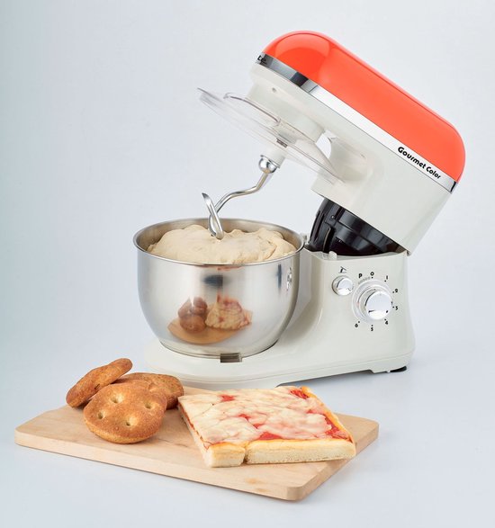 Ariete Gourmet Color 1000W 4l Orange, Weiß Küchenmaschine