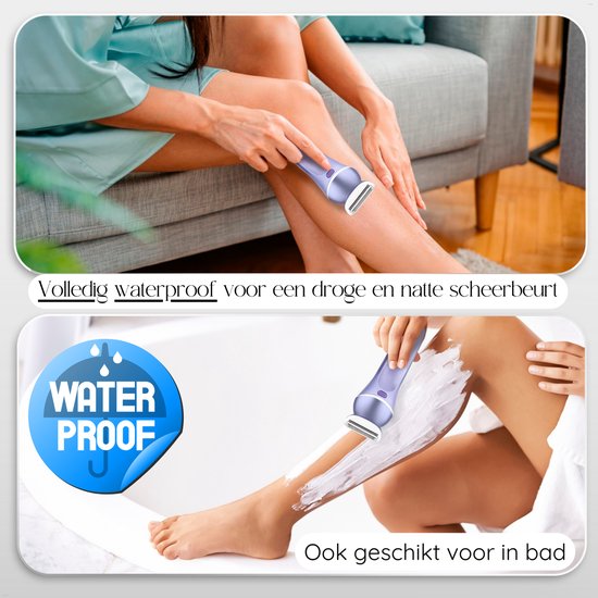 Sansbeauté® 7 in 1 Ladyshaves für Frauen - Gesicht - Achseln - Beine - Epilierer - Trimmer für Frauen & Damen - Bikini-Trimmer Damen - Rasierer Frau