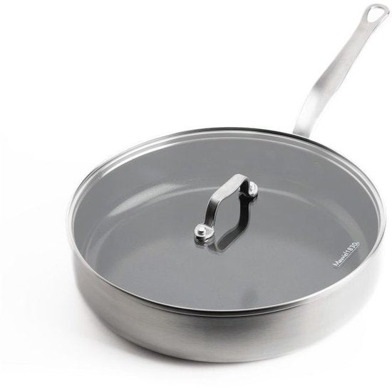 Mauviel 1830 - Kasserolle mit Deckel Ø 28 cm