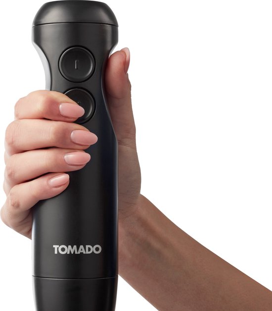 Tomado TSB3501B - Stabmixer-Set - Zerkleinerer - Schneebesen - 350W - 2 Geschwindigkeiten - Schwarz