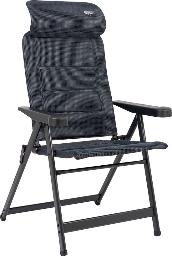 Crespo Strandkorb - Modell 2025 - Air-Deluxe - Kompakt - Grau