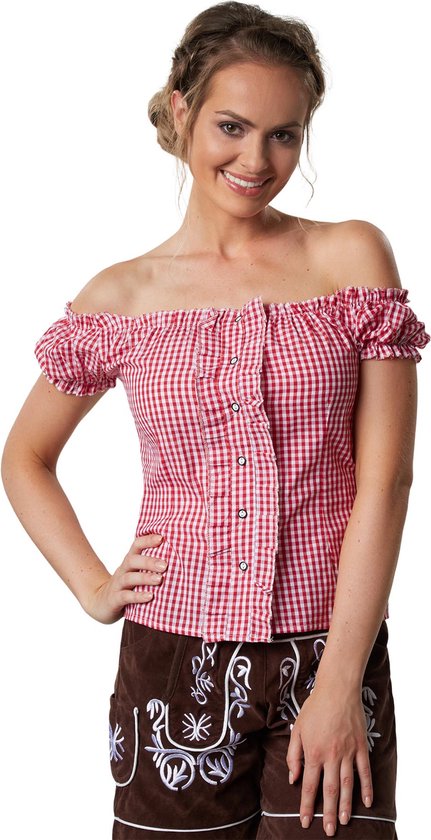 Dressforfun Faschingskostüm Bluse Hilde – Damen – Größe L