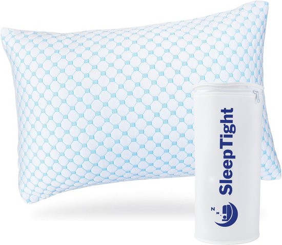 Sleeptight Adjustable Pillow - 70 x 50 x 16 cm - Ergonomisches Memory Foam Kissen für Seitenschläfer