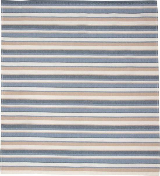 Ten Cate Geschirrtücher und Küchentücher Set - Geschirrtücher und Handtücher Set - Küchenset Geschirrtücher und Küchentuch - Küchentuch - 1x Küchentuch 50x50 cm - 1x Küchentuch 60x65 cm - Baumwolle - Blau und Sand