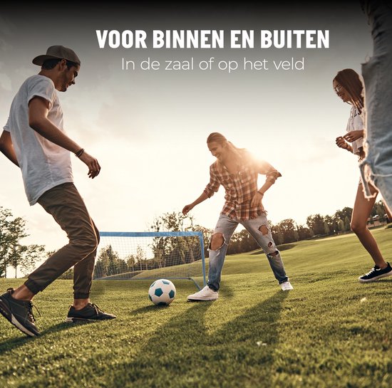 Umbro Fußballtor - Fußballtor 200 x 100 x 100 cm - Fußballtor groß 1,5KG - leicht zu bewegen - Outdoor-Spielzeug für Kinder und Erwachsene - Fußballtrainingstor - Metall - Blau