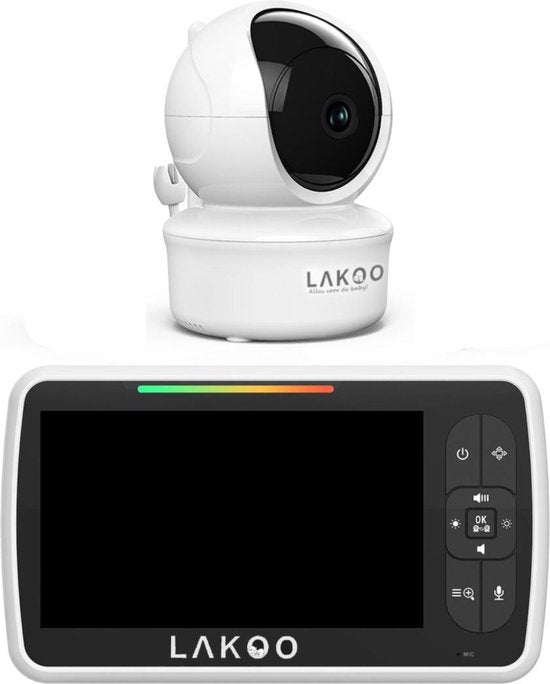 Lakoo PRO 5 Babyphone - mit Kamera und Display - 1080p Full HD - 5-Zoll-Monitor