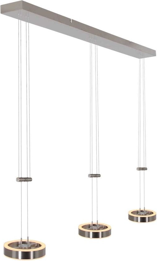 Steinhauer - Pendelleuchte - Piola - Stahl - Acrylmetall - Designleuchte - LED - 3501ST