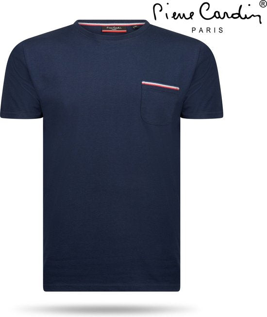 Pierre Cardin - T-Shirt für Männer - Rundhalsausschnitt - Navy