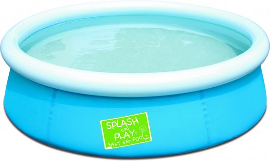 Splash And Play Aufblasbares Kinderbecken - Rund - 152 cm - 477 Liter - PVC - Für Garten
