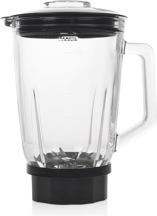Princess 212092 Black Steel Blender 1000 - vier Geschwindigkeitsstufen - 1,5 L