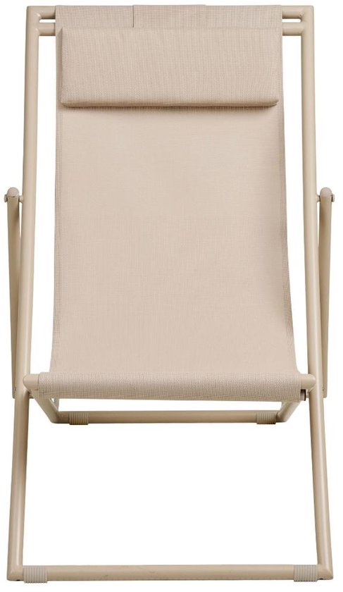 Cille Strandstuhl mit 4-fach verstellbarer Rückenlehne, taupe