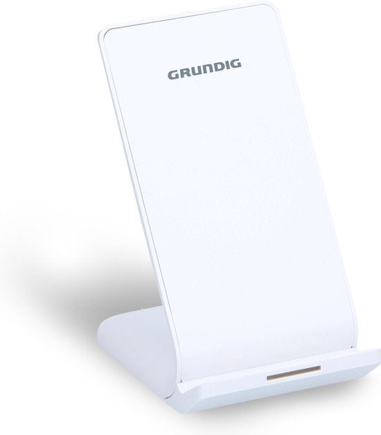 Grundig Wireless Phone Charger - Ladestation - für Smartphone - Schlankes Design - Weiß