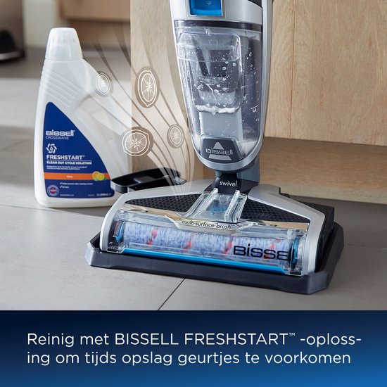 BISSELL Crosswave C3 Select Stabstaubsauger mit Wischfunktion - Schnurgebundener Bodenreiniger - 3 in 1 Saugen, Wischen & Trocknen - Mehrflächensauger - Reinigungsmaschine für Teppich, Fliesen & Holzböden - Leistungsstarker 560W Motor - 3551N