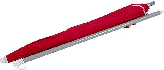 Bo-Camp - Sonnenschirm - Mit Gelenkarm - Ø 200 cm - Rot