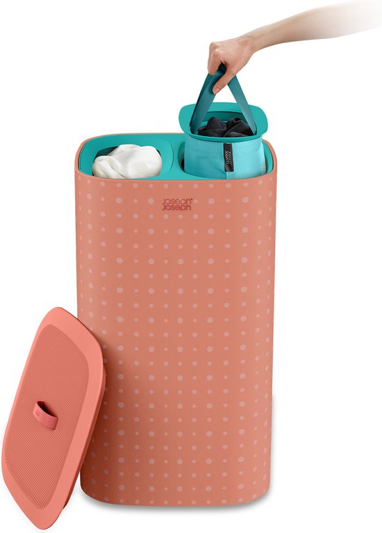 Joseph Joseph - Tota Pop Wäschekorb 2x30 Liter - Kunststoff - Orange