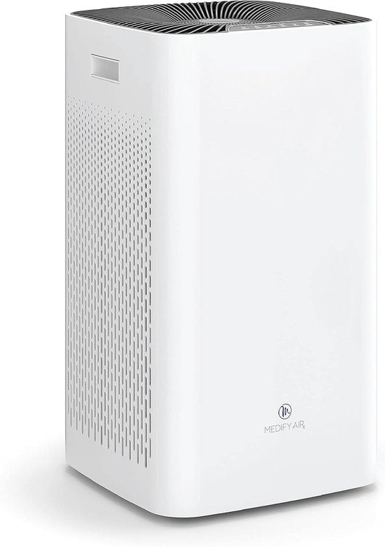 Medify Air MA-112 Luftreiniger - 855 m³/h Luftreiniger - Ionisator & HEPA H13 Filter - 4 Modi + Schlafmodus - Bis zu 342 m² pro Stunde - Gegen Heuschnupfen, Hausstaubmilben & Allergien - Weiß